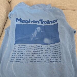 Blue Meghan Trainor Tour Hoodie